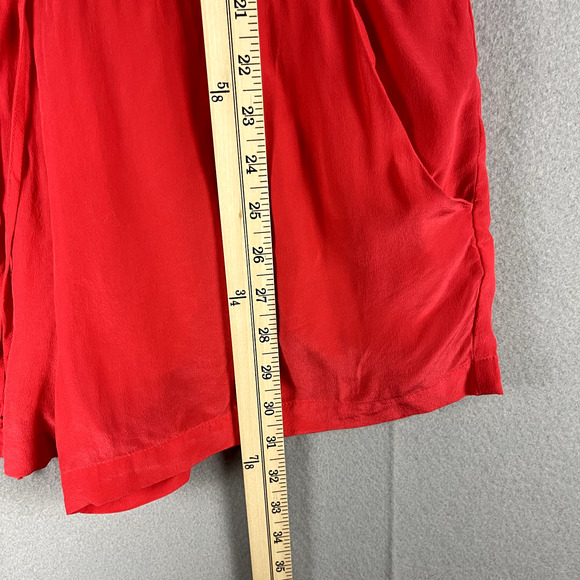 Rory Beca Silk Romper Womens Small Colorblock V-Neck Relaxed Bright - Picture 8 of 16